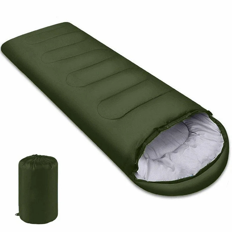 Ultralight Sleeping Bag - Śpiwór Kempingowy Ultralekki Wodoodporny 4-Podzimny Ciepły