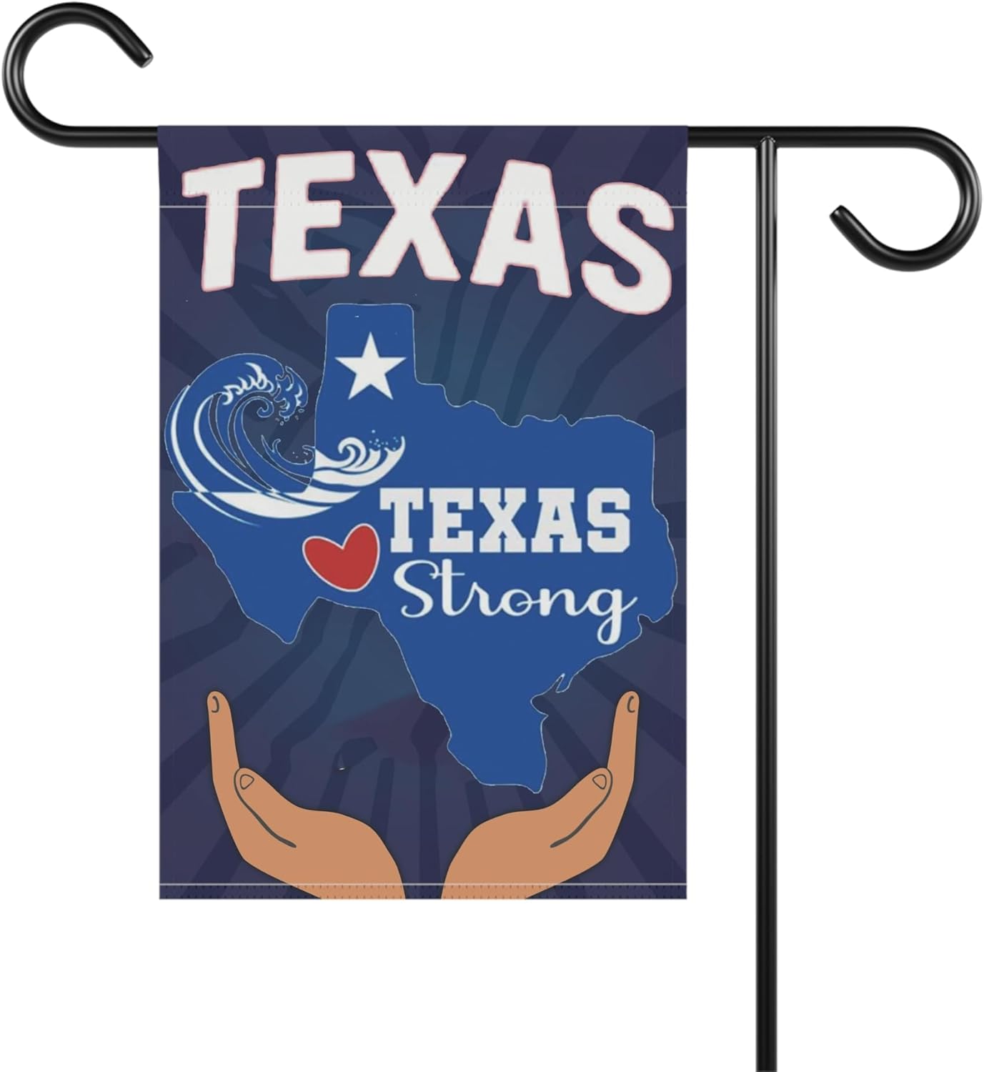 Outdoor Camping In Texas - Flaga Ogrodowa Texas Strong, Flaga Modląca
