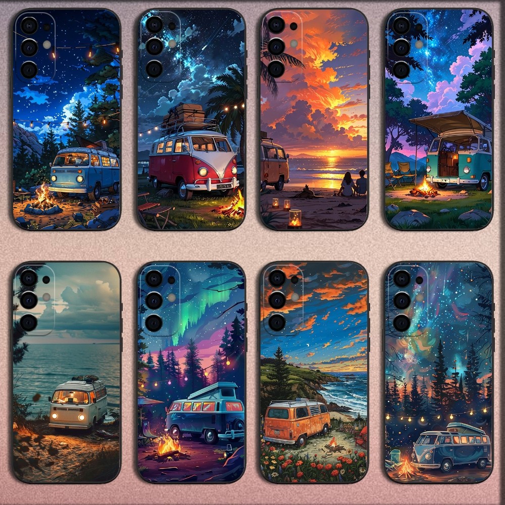 Outdoor Camping Quotes - Etui na telefon Combi Van Car