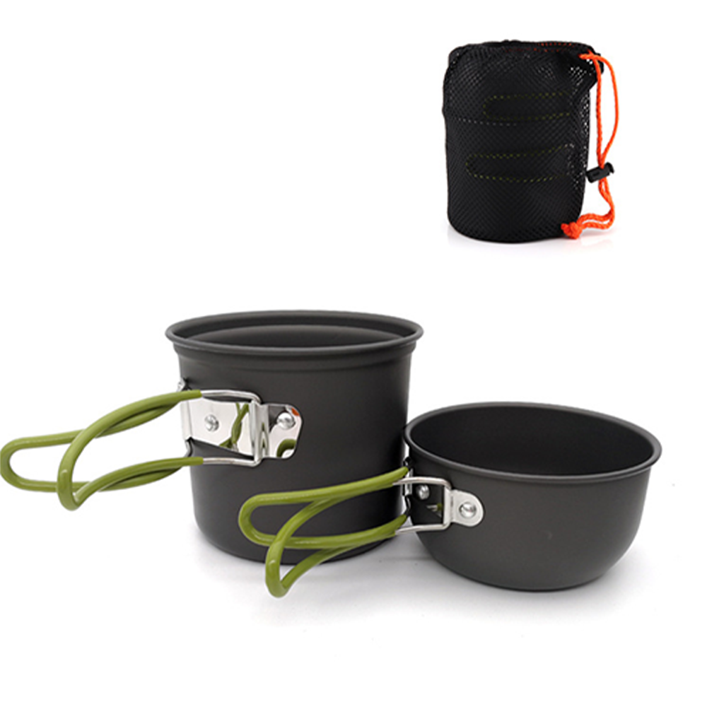 Outdoor Camping Utensils - Pacoone Ultralekki Zestaw Naczyń Kempingowych, Garnków