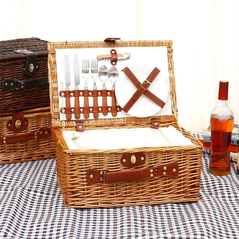 Outdoor Camping Box - Kosz piknikowy na rodzinny wypad, kosz