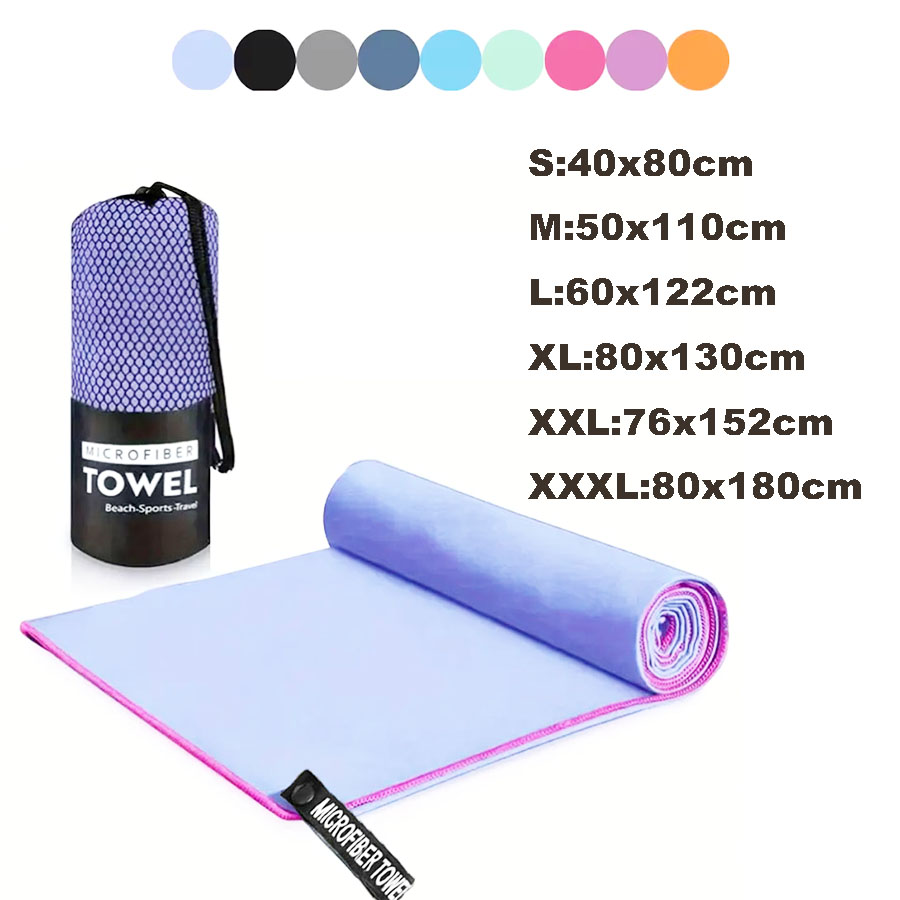 Camp Towel Microfiber - Szybkoschnący Ręcznik Sportowy Pływanie Siłownia Fitness