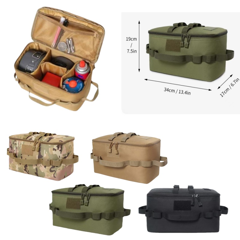 Outdoor Camping Utensils - Outdoor Pouch Camping Storage Bag Organizer