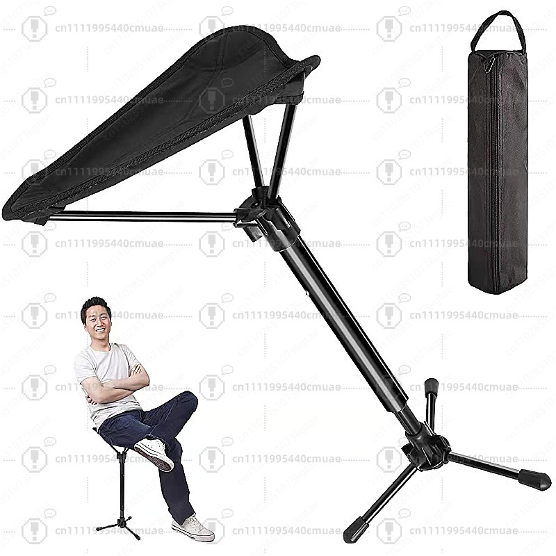 Outdoor Camping Folding Chair - Składany przenośny stołek ogrodowy ze stali