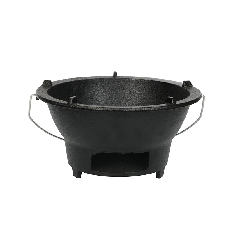 Japanese Outdoor Camping - Przenośny żeliwny grill hibachi, mały grill