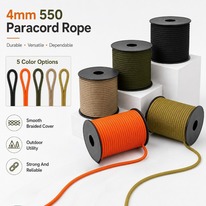 Outdoor Camping Extension Cord - 10-50 Metrów Meetee 4mm 550 Linka