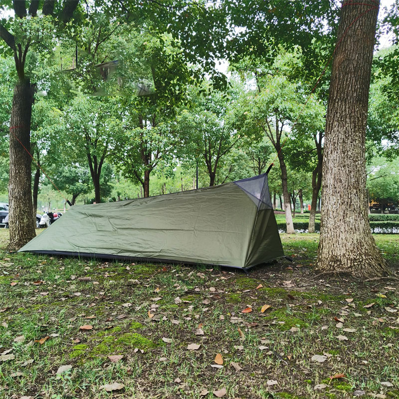 Ultralight Sleeping Bag - Jednoosobowy Namiot-Sypialnia Bezszkieletowy Ultralekki Plecakowy Kempingowy