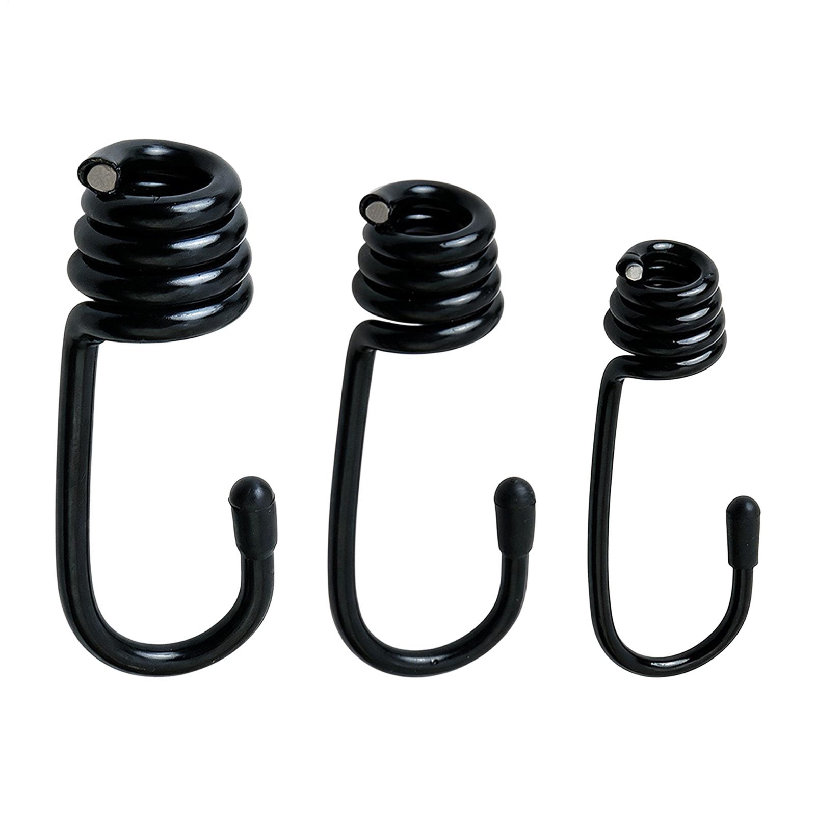 Outdoor Camping Extension Cord - Wytrzymałe metalowe elastyczne haczyki do lin,