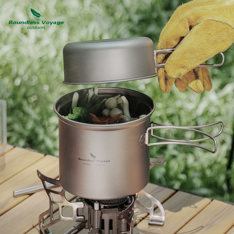 Outdoor Camping Utensils - Zestaw składanych naczyń do gotowania i