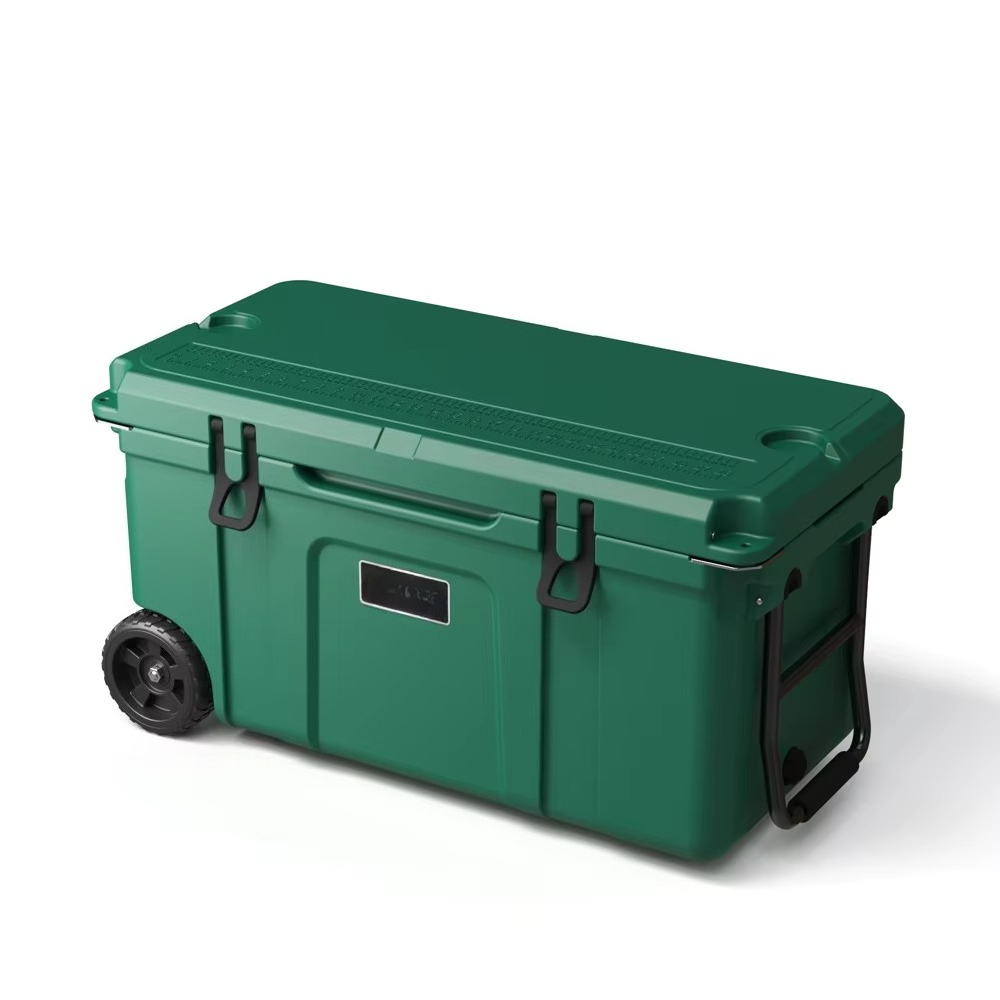 Outdoor Camping Box - 70QT Wózek-chłodziarka z izolacją termiczną, z