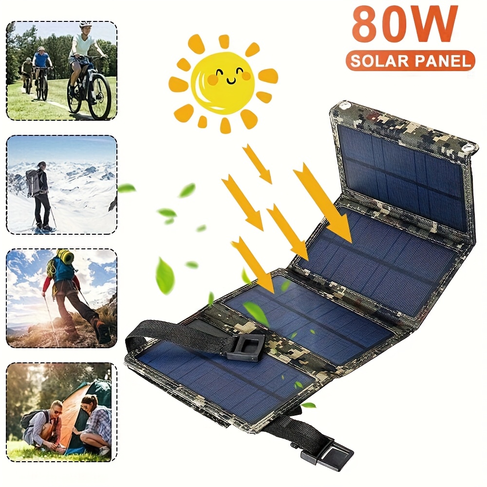 Outdoor In Camping - [Panel słoneczny] Przenośny składany panel słoneczny