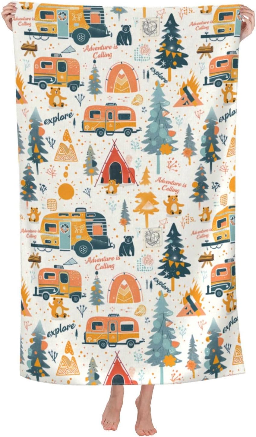 Camp Towel Microfiber - Ręcznik plażowy z mikrofibry, szybkoschnący, idealny
