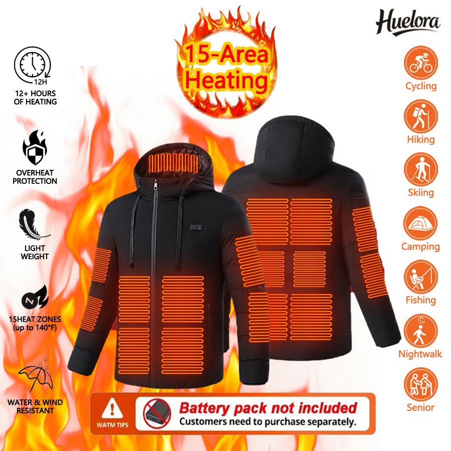 Outdoor Camping Jacket - Kurtka grzewcza Huelora 11 Area męska