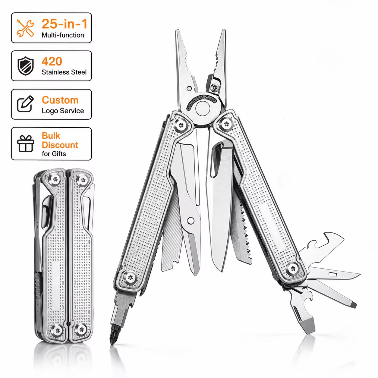 Outdoor Camping Knife - Profesjonalny nóż wielofunkcyjny 25 w 1,
