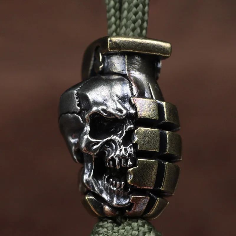 Dwukolorowa granat czaszki mos – Paracord Bracelet recenzja i cena
