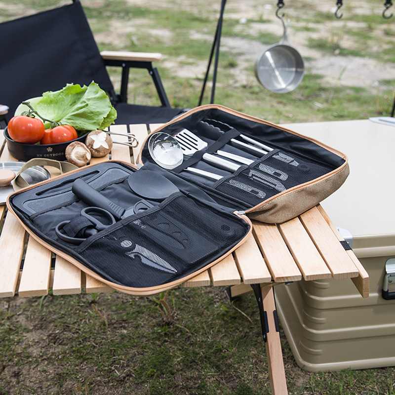 8-częściowy zestaw naczyń kuch – Outdoor Camping Utensils recenzja i cena