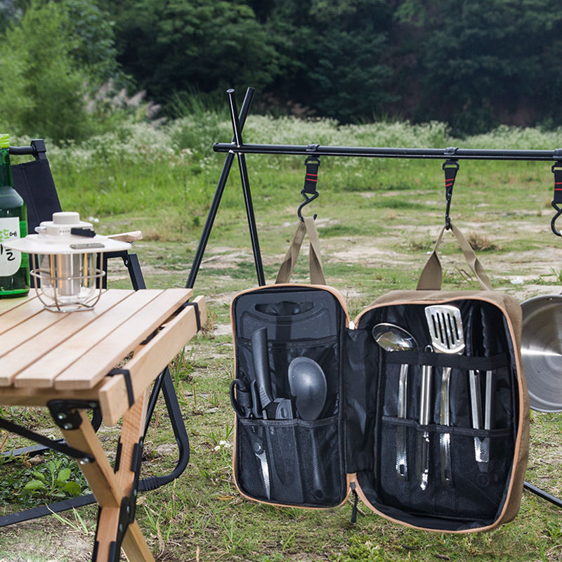 8-częściowy zestaw naczyń kuch – Outdoor Camping Utensils recenzja i cena