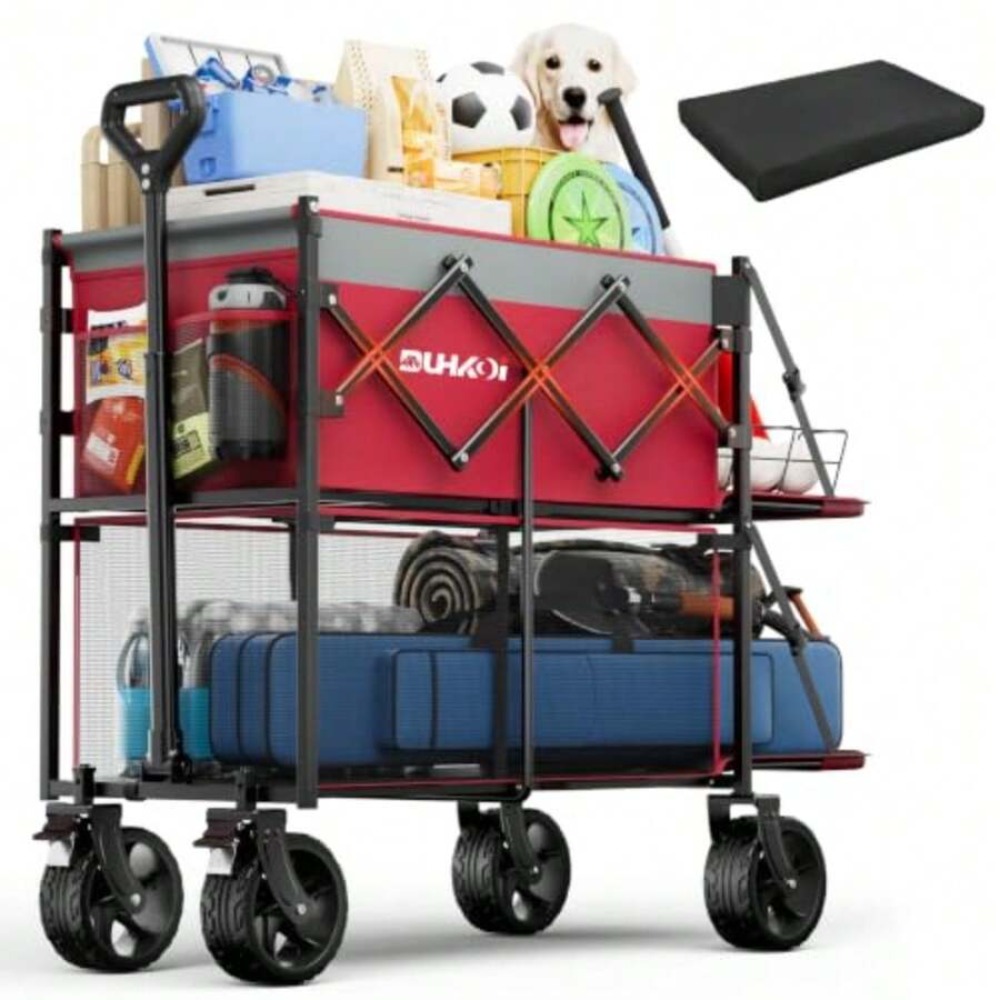 Dwupoziomowy składany wózek z  – Outdoor Camping Gear recenzja i cena