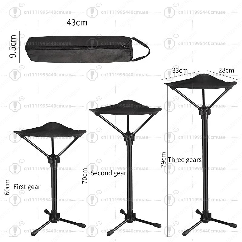 Składany przenośny stołek ogro – Outdoor Camping Folding Chair recenzja i cena