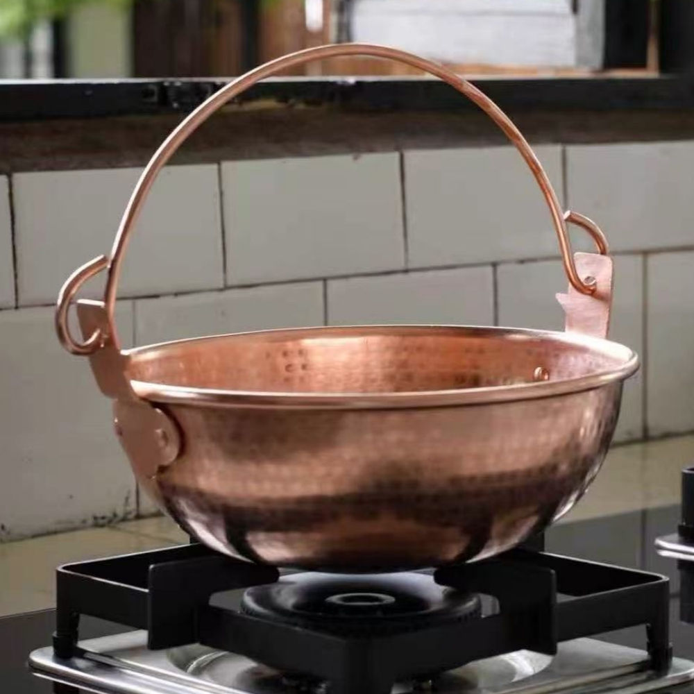 Miedziany garnek wiszący w sty – Outdoor Camping Utensils recenzja i cena