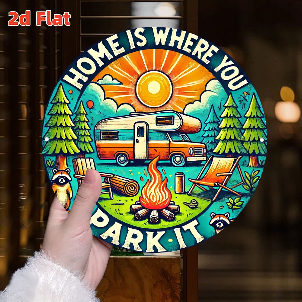 Drewniana tabliczka retro na ś – Outdoor Camping Quotes recenzja i cena