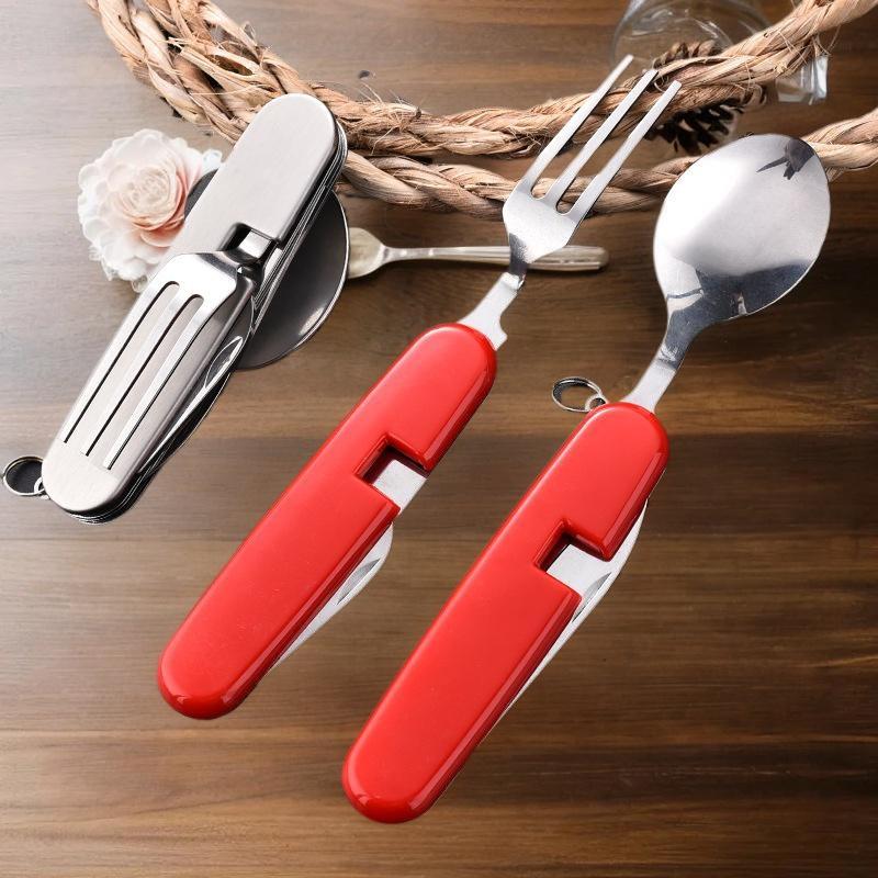 Składany zestaw naczyń kemping – Outdoor Camping Utensils recenzja i cena