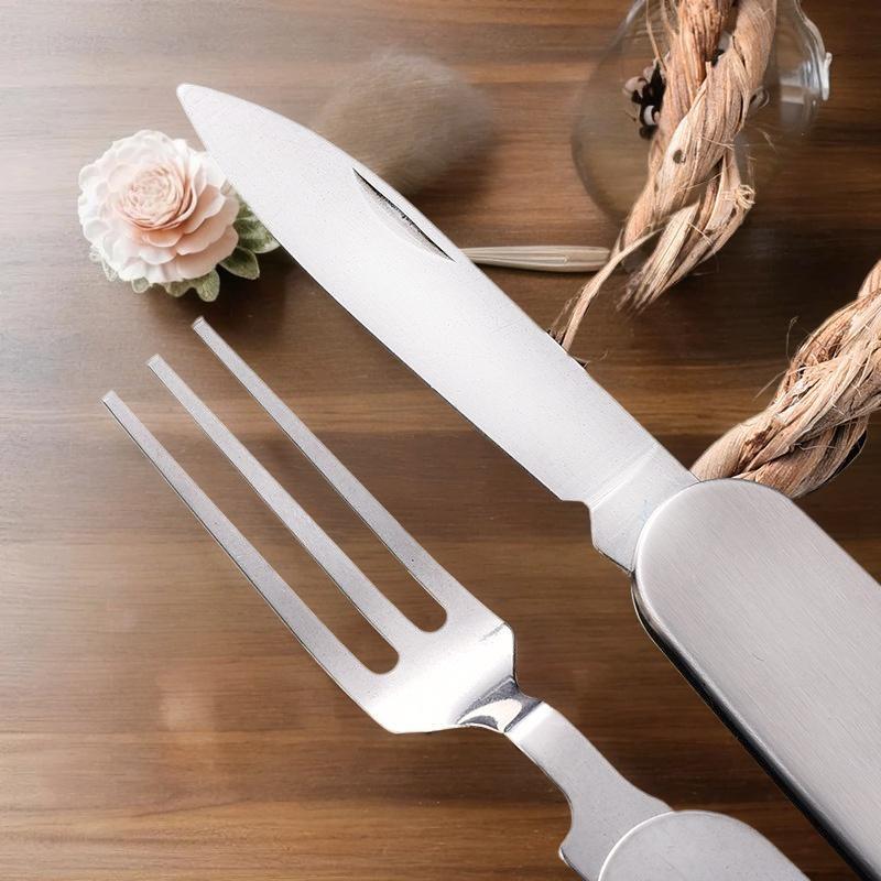 Składany zestaw naczyń kemping – Outdoor Camping Utensils recenzja i cena