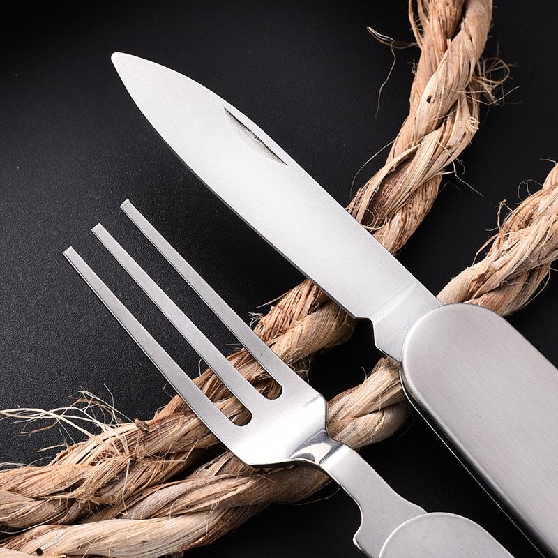Składany zestaw naczyń kemping – Outdoor Camping Utensils recenzja i cena
