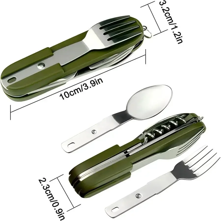 Zestaw Kempingowy 5-w-1 ze Sta – Outdoor Camping Utensils recenzja i cena