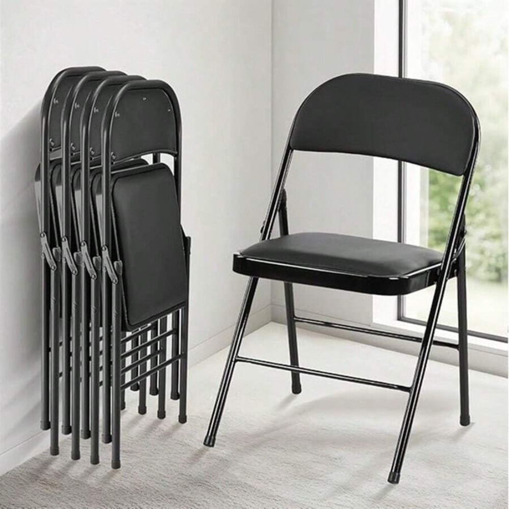 Zestaw 4 składanych krzeseł z  – Outdoor Camping Folding Chair recenzja i cena