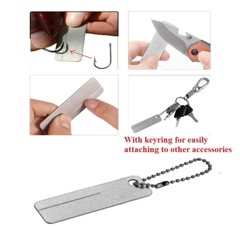 Mini diamentowy kamień ostrząc – Outdoor Camping Knife recenzja i cena