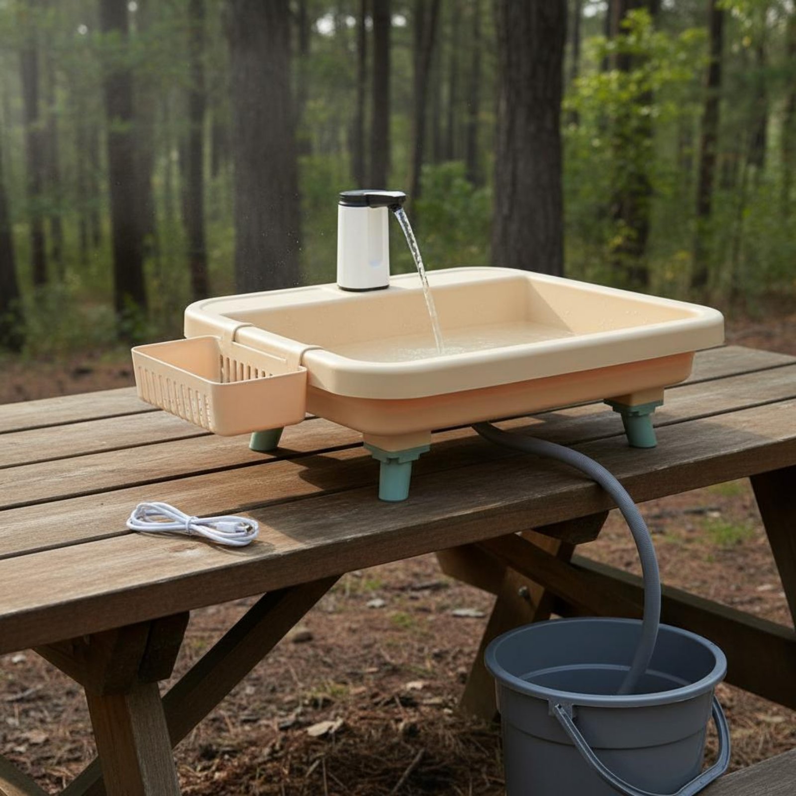 Przenośna stacja do mycia rąk  – Outdoor In Camping recenzja i cena