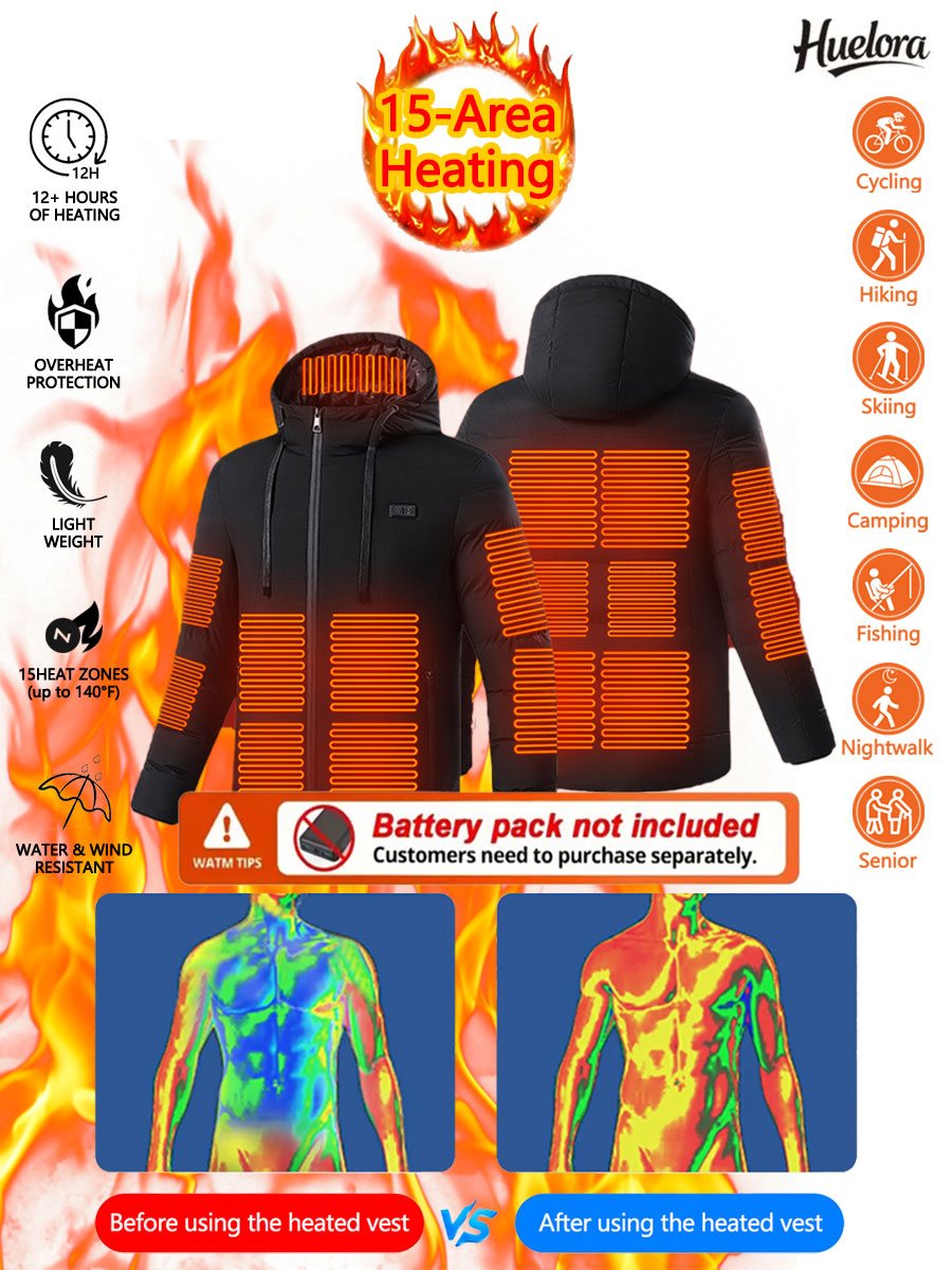Kurtka grzewcza Huelora 11 Are – Outdoor Camping Jacket recenzja i cena